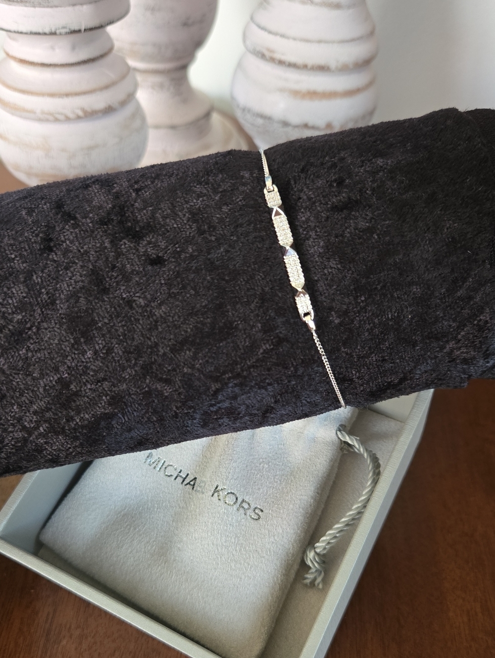 MICHAEL KORS Mercer Link Slider Bracelet - Elegant Pavé Accents